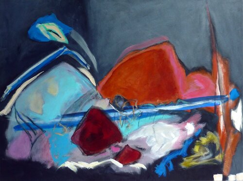 ABEND IN DEN BERGEN by Brigitte Struif, Painting for Sale on Select
