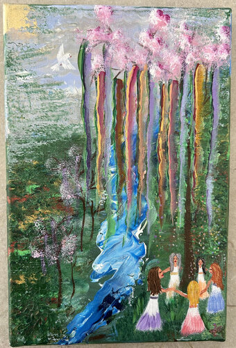 Beltane by Linda Hoffmann, Painting for Sale on Select