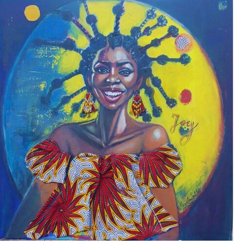 Joy by Marthe Ngandu, Painting for Sale on Select