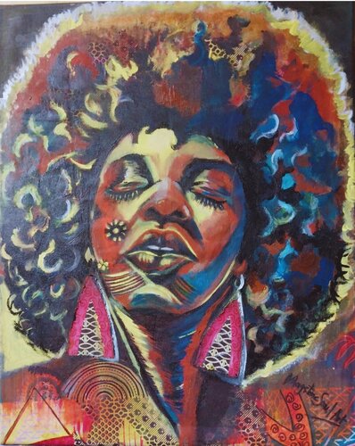 Surrendering by Marthe Ngandu, Painting for Sale on Select