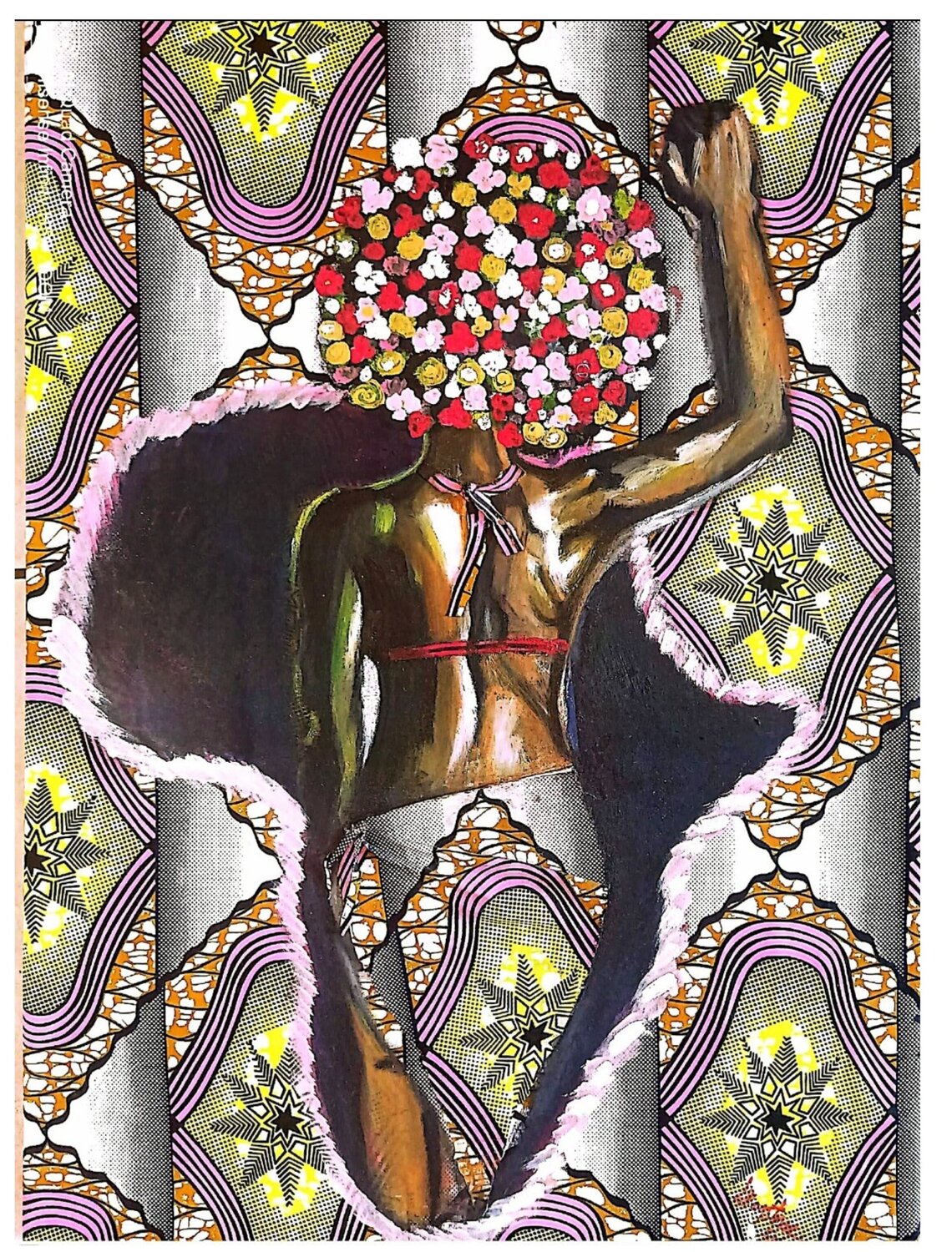 Power is me Marthe Ngandu Original painting for sale