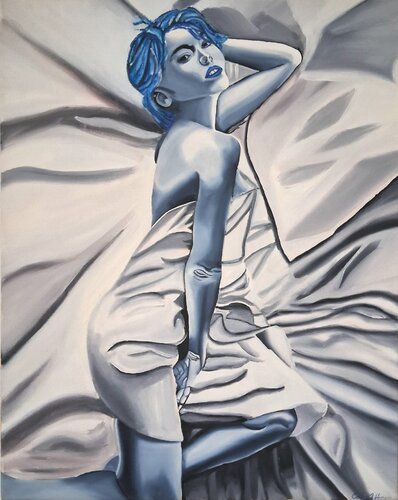 Model Behavior by Corey Hayes, Painting for Sale on Select