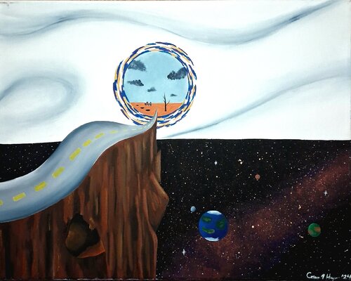 Celestial Highway by Corey Hayes, Painting for Sale on Select