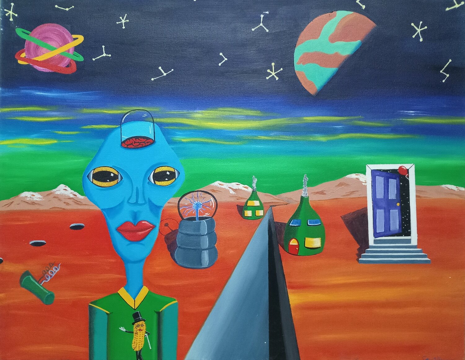 Future Self Corey Hayes Original painting for sale