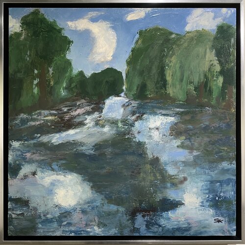 The Color of Water 2 by Suzanne Kubach, Painting for Sale on Select