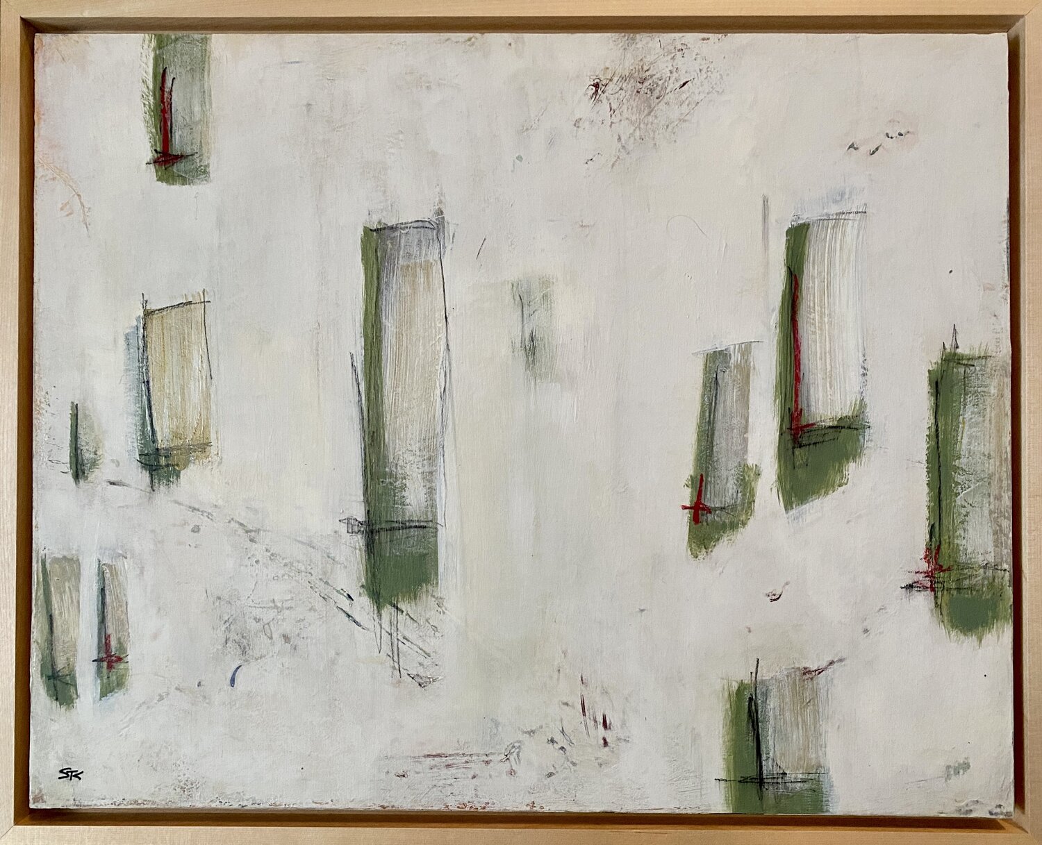 Stand By Me Suzanne Kubach Original painting for sale