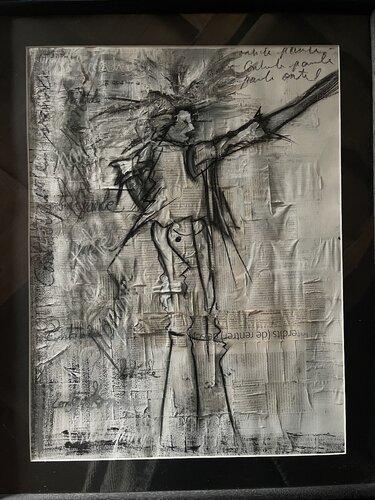 Parole à un geste by Sam l’encre de l’âme, Painting for Sale on Select