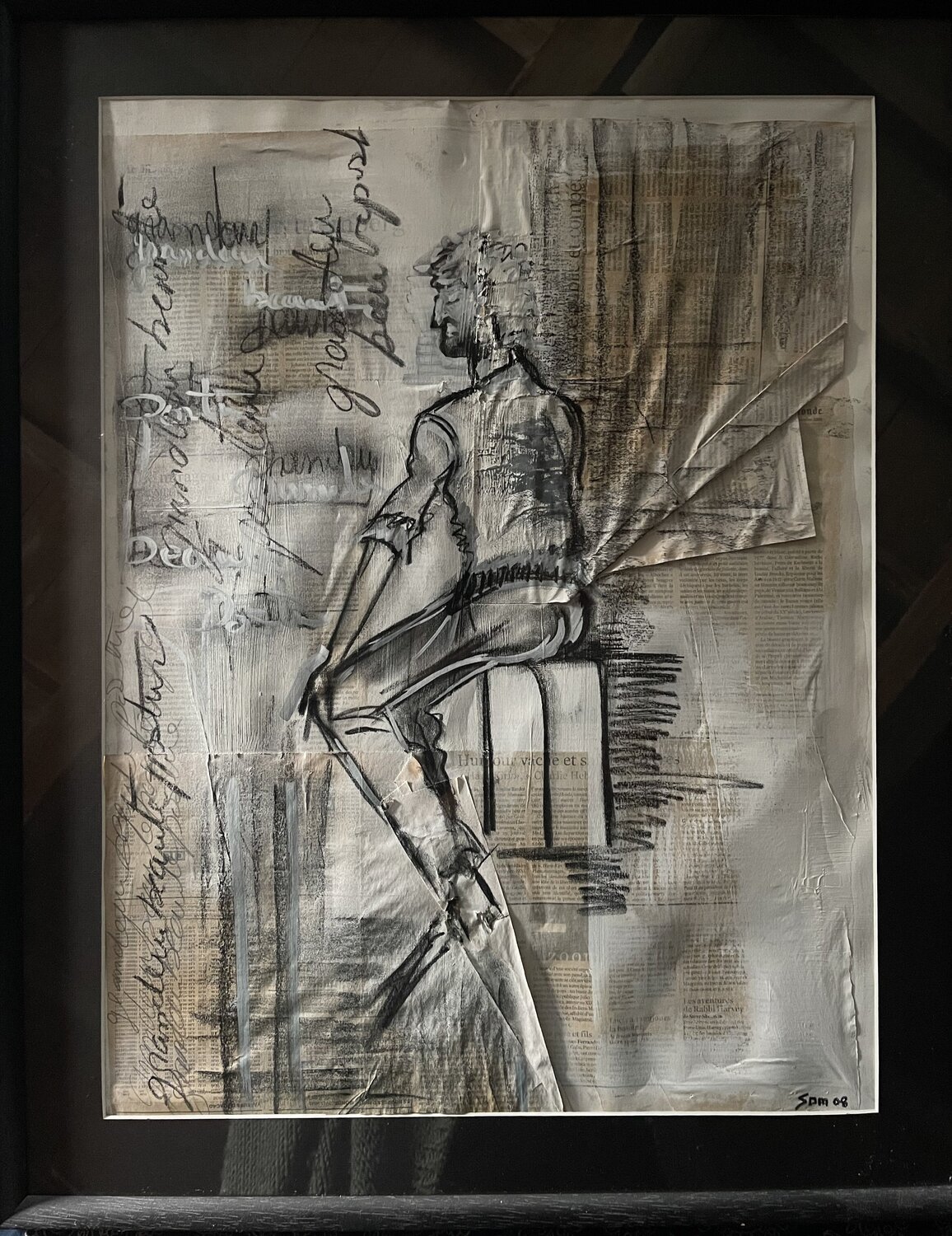 Postures Sam l’encre de l’âme Original painting for sale