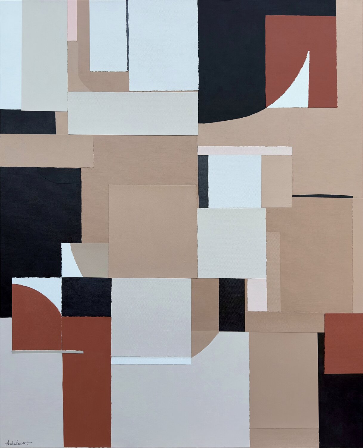CARTA MODERNA no.2 Andrea Reichhart Original painting for sale