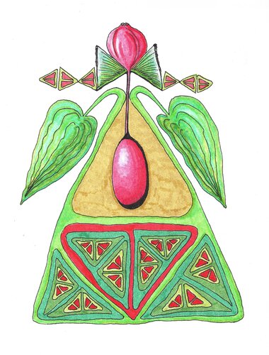 PEACE SEED "KRAKAU" - POLEN by Gudrun KARGL, Drawing for Sale on Select