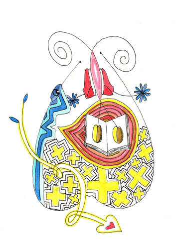 PEACE SEED "MÜNCHEN" - GERMANY by Gudrun KARGL, Drawing for Sale on Select