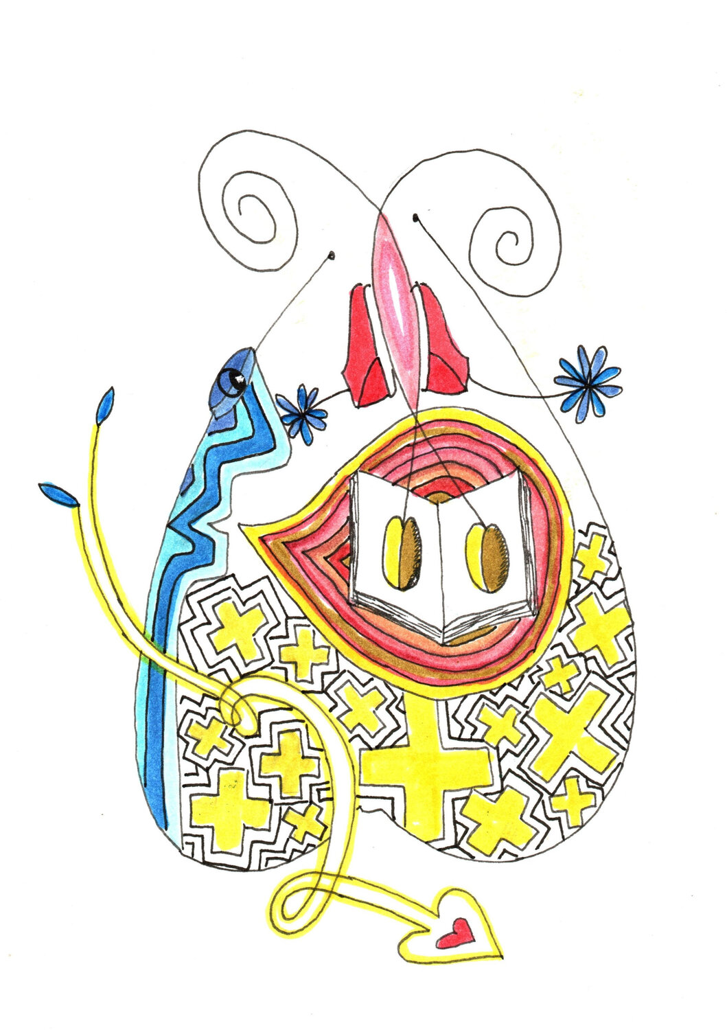 PEACE SEED "MÜNCHEN" - GERMANY Gudrun KARGL Drawing for sale