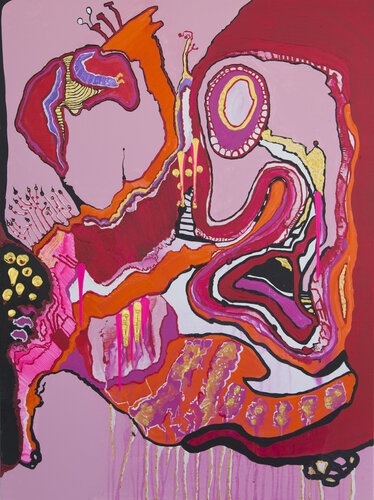 A los pueblos que la callan by Charlotte Seuntjens, Painting for Sale on Select
