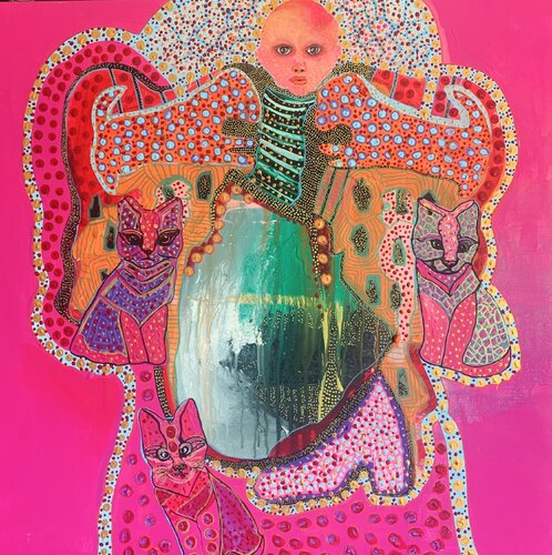 Between you and me by Charlotte Seuntjens, Painting for Sale on Select
