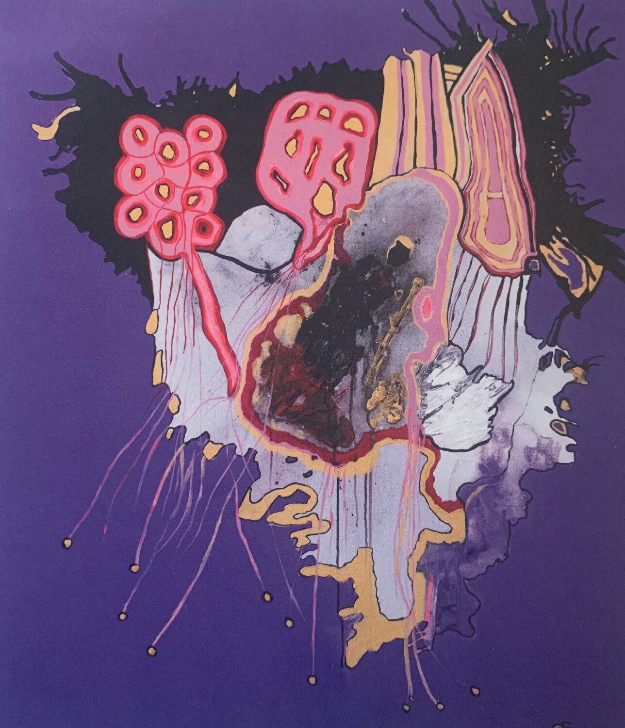 Frog Face Charlotte Seuntjens Original painting for sale