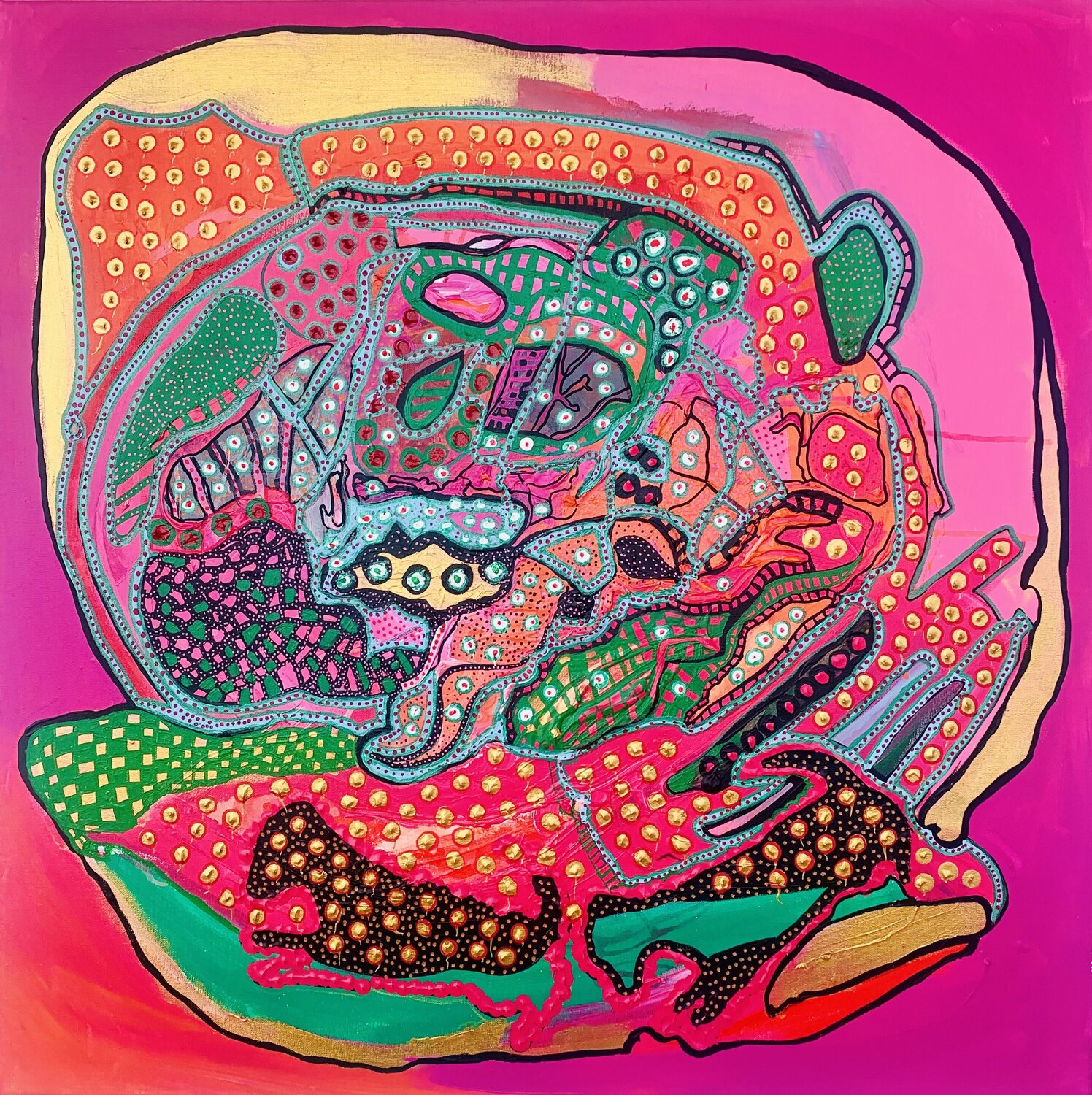 World Colors Charlotte Seuntjens Original painting for sale