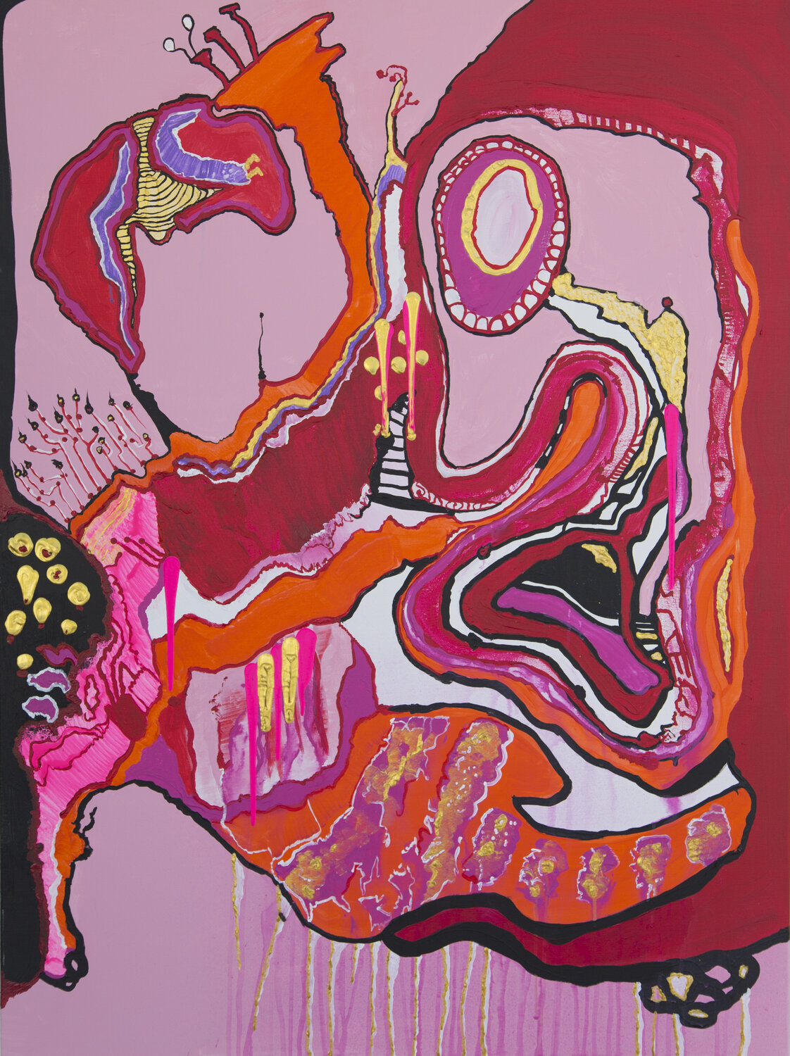 A los pueblos que la callan Charlotte Seuntjens Original painting for sale
