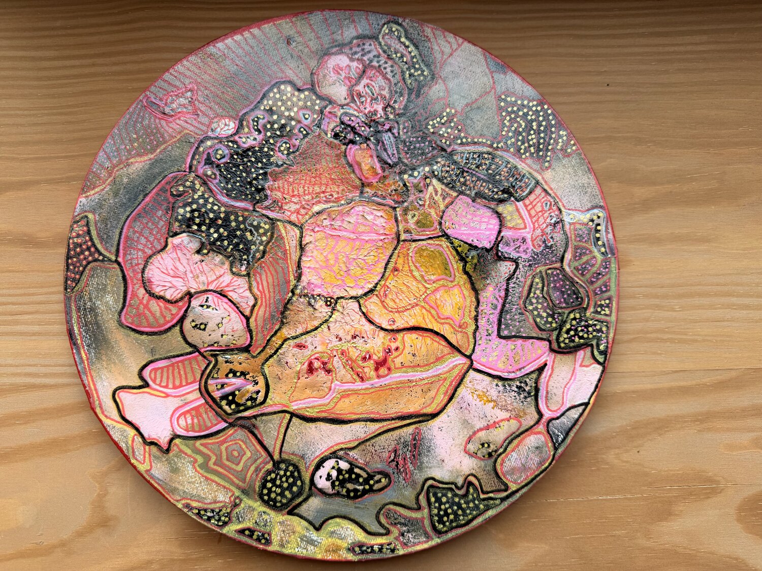 Care Without Words Charlotte Seuntjens Original painting for sale