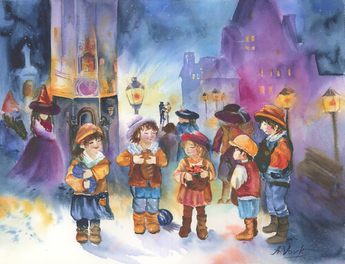 Little Night Watch by Alisa Vovk, Painting for Sale on Select