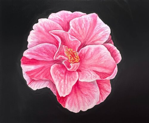 Azalea's Elegance by Alisa Vovk, Painting for Sale on Select
