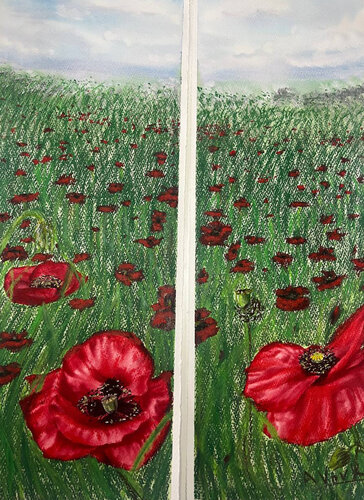 Redwind by Alisa Vovk, Painting for Sale on Select