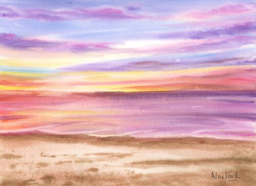 Pink Majesty by Alisa Vovk, Painting for Sale on Select