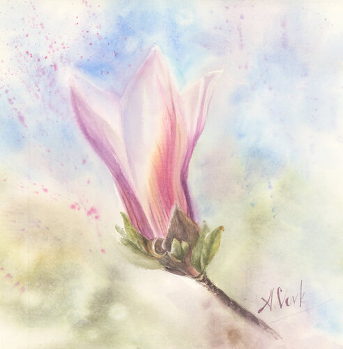 Blush of Spring by Alisa Vovk, Painting for Sale on Select
