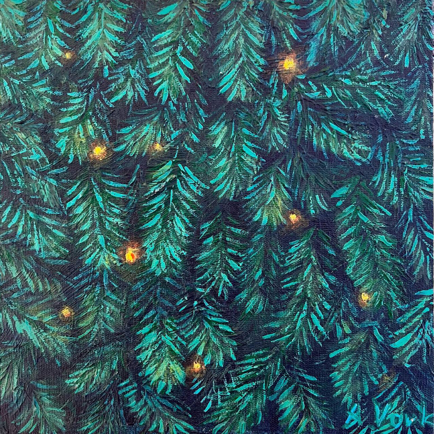 Best wishes Alisa Vovk Original painting for sale