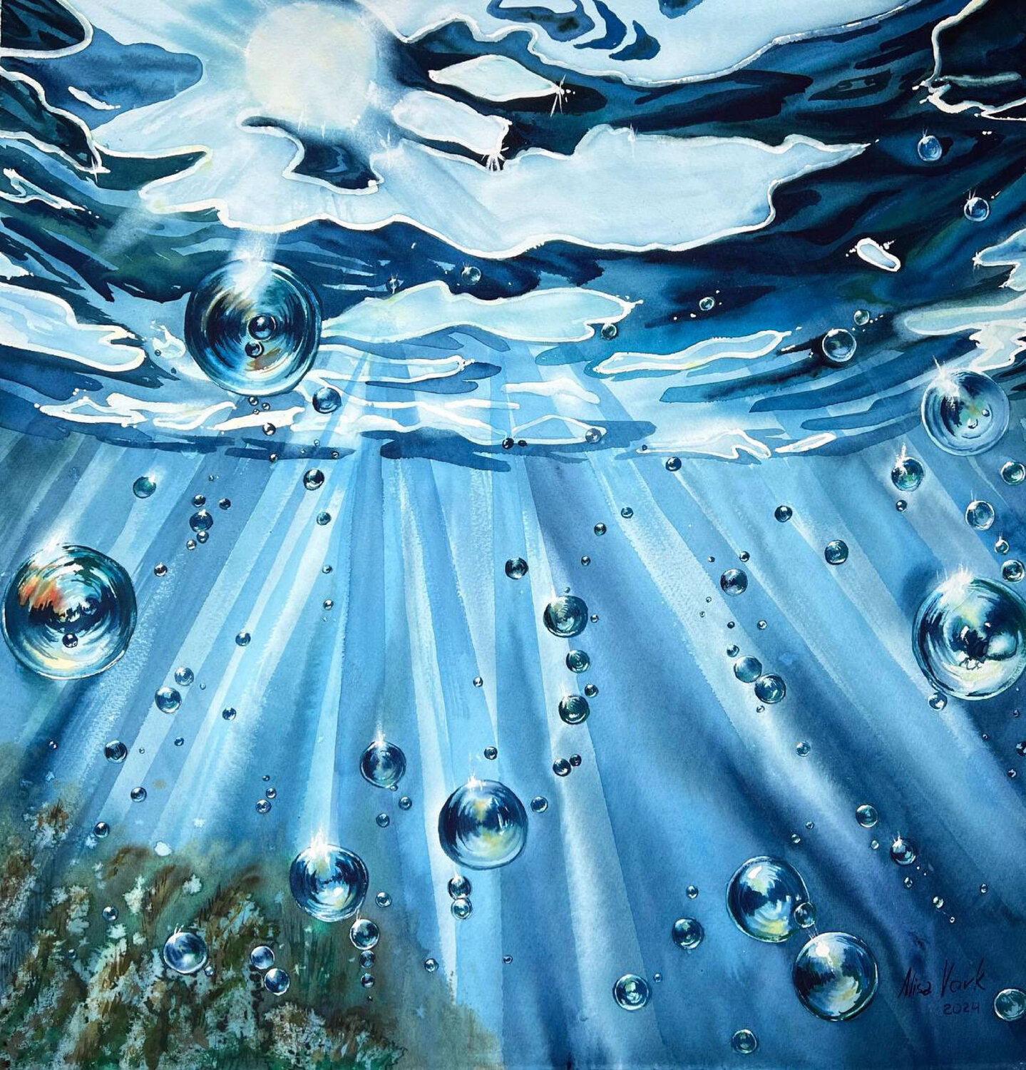 UNDERCOVER Alisa Vovk Original painting for sale