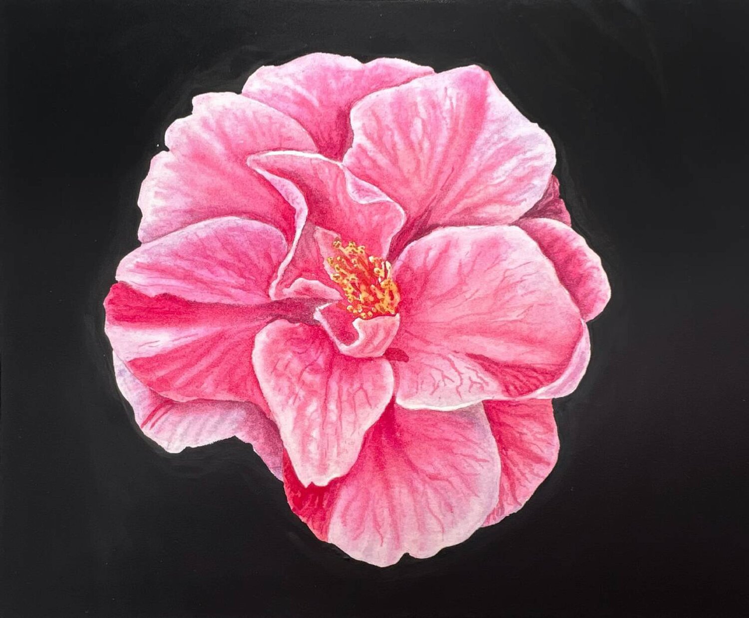 Azalea's Elegance Alisa Vovk Original painting for sale