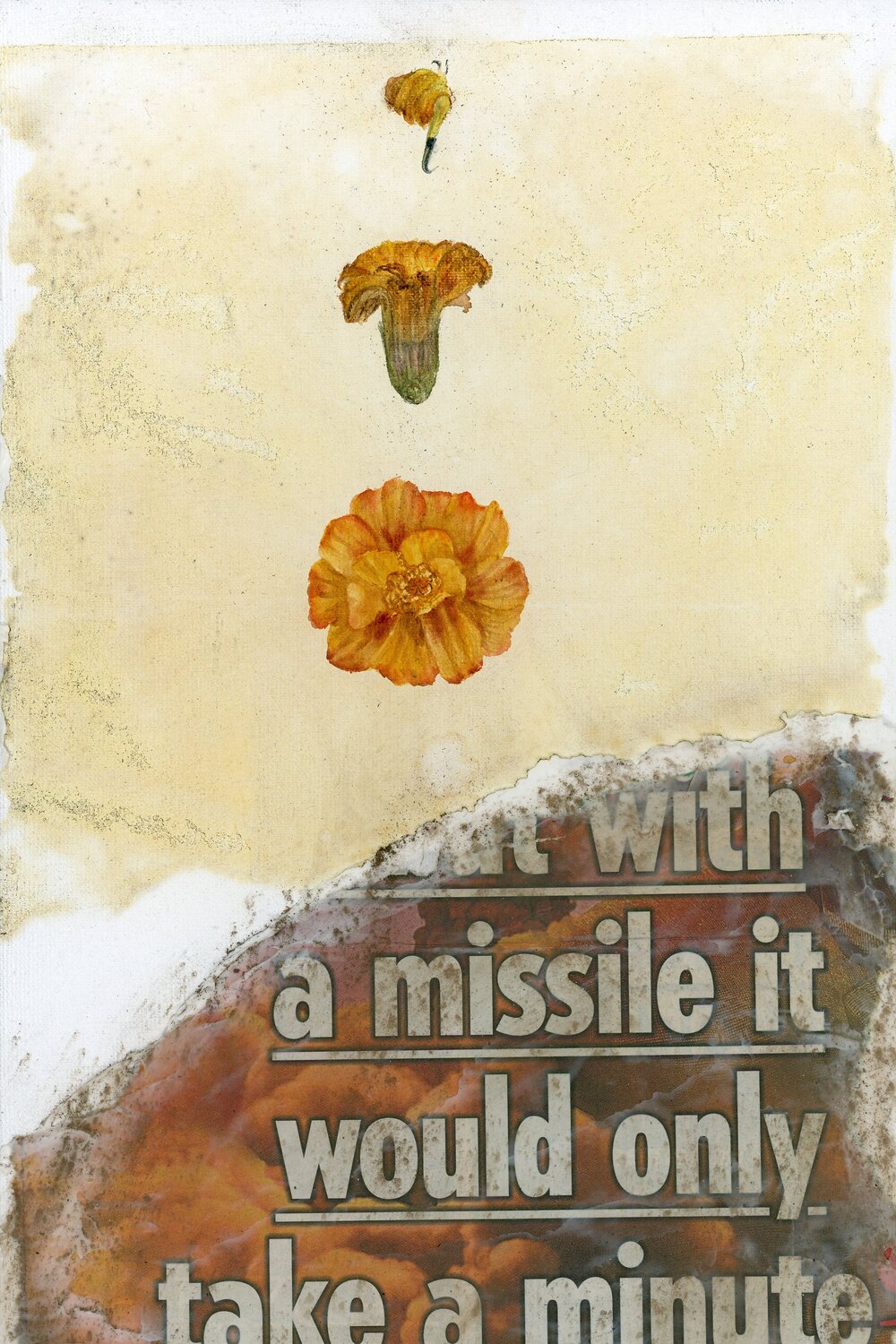 Phoenix Marigold Alisa Vovk Original painting for sale