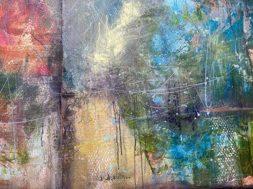 Glücksgefühle (The Shape of Joy) by Birgit Kunkel-Weis, Painting for Sale on Select