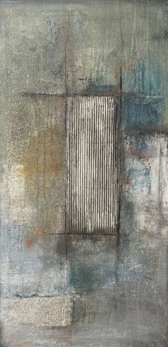 Structural field I by Birgit Kunkel-Weis, Painting for Sale on Select