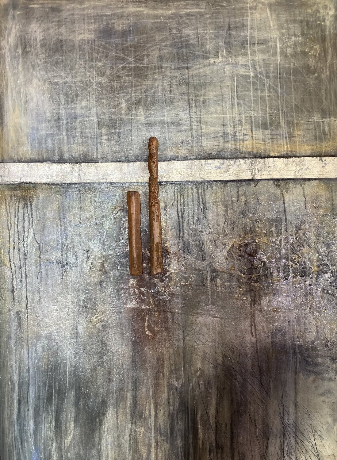 Twintowers Birgit Kunkel-Weis Original painting for sale