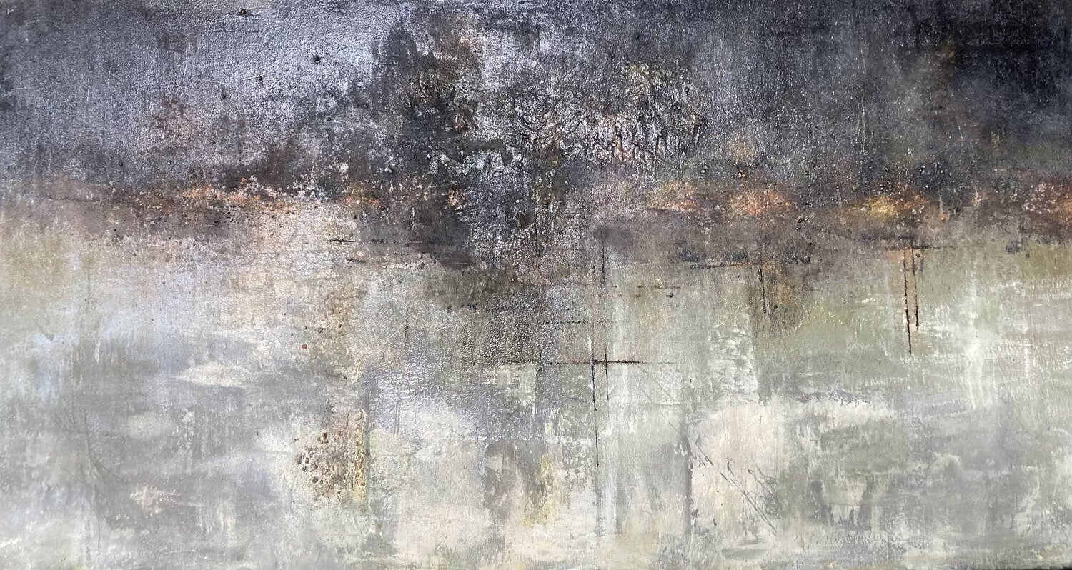 Walk on the Edge of Silence Birgit Kunkel-Weis Original painting for sale