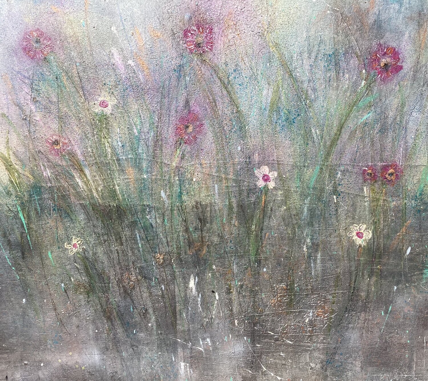 Flowers Birgit Kunkel-Weis Original painting for sale