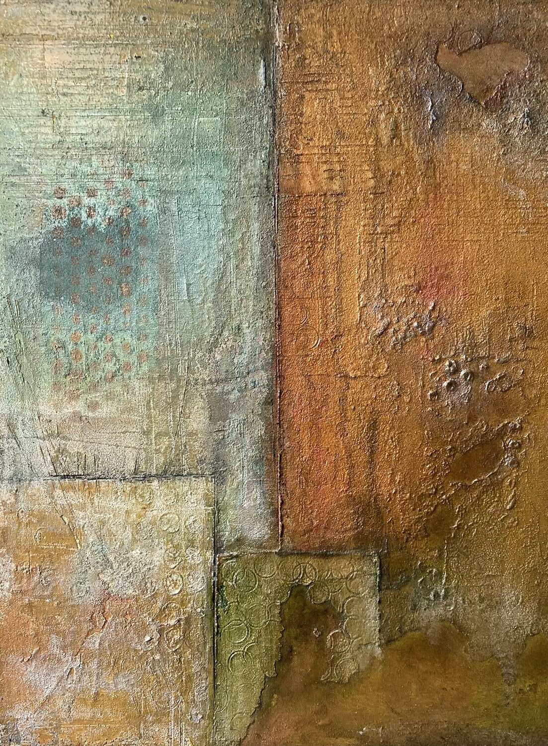 This field is touching you! Birgit Kunkel-Weis Original painting for sale