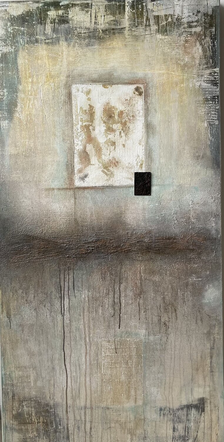 Door with Backdoor Birgit Kunkel-Weis Original painting for sale