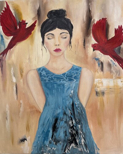 “Sospesa” by Tiziana Stanco, Painting for Sale on Select