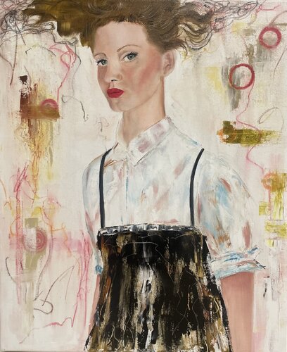 Cuore al margine by Tiziana Stanco, Painting for Sale on Select