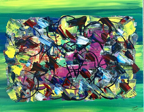 ECHI DI LIBERTÀ by Marisa Comparin, Painting for Sale on Select