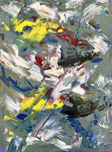 LAMPI DI COLORE by Marisa Comparin, Painting for Sale on Select
