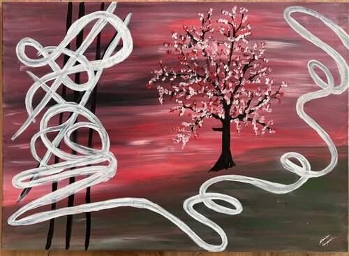 TRA I FILI DEL VENTO by Marisa Comparin, Painting for Sale on Select