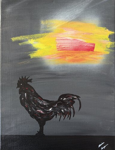 GALLO by Marisa Comparin, Painting for Sale on Select