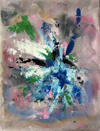 Nucleo di luce instabile by Marisa Comparin, Painting for Sale on Select