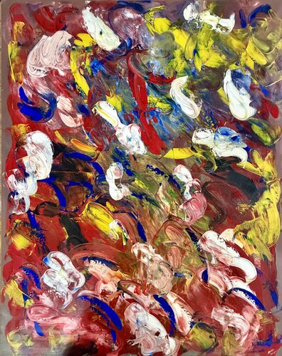 RELAZIONE COMPLICATA by Marisa Comparin, Painting for Sale on Select