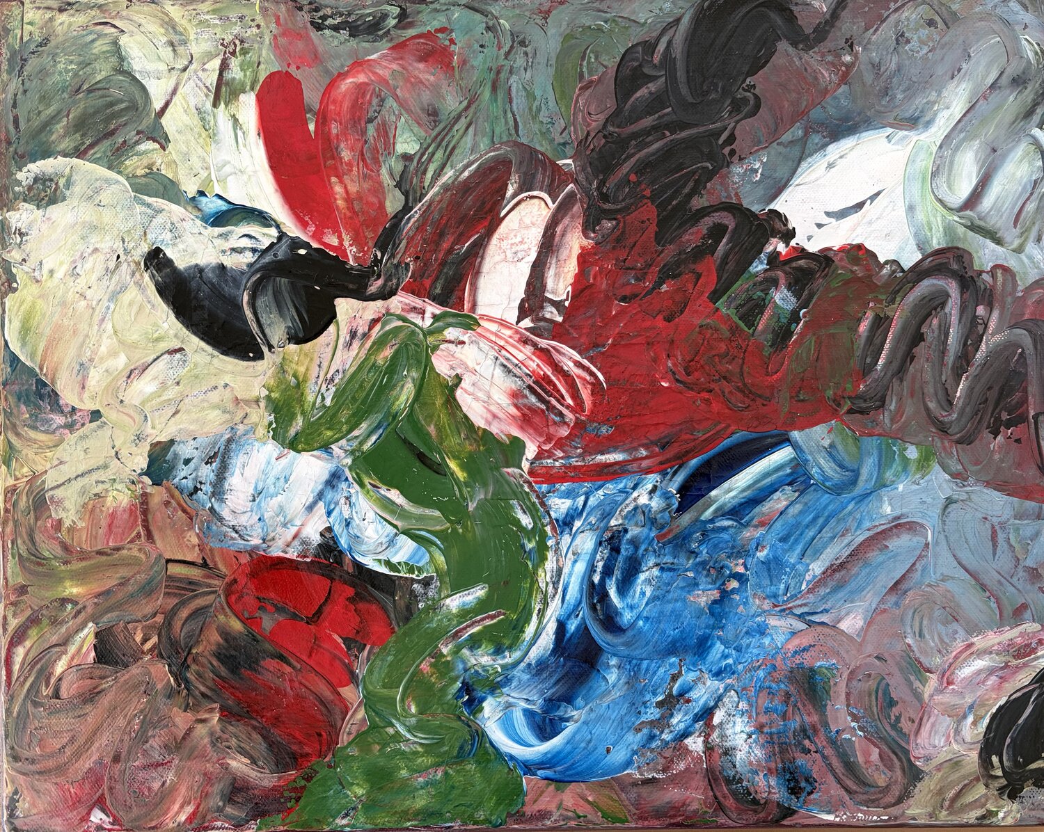 ANIMA IN TEMPESTA Marisa Comparin Original painting for sale