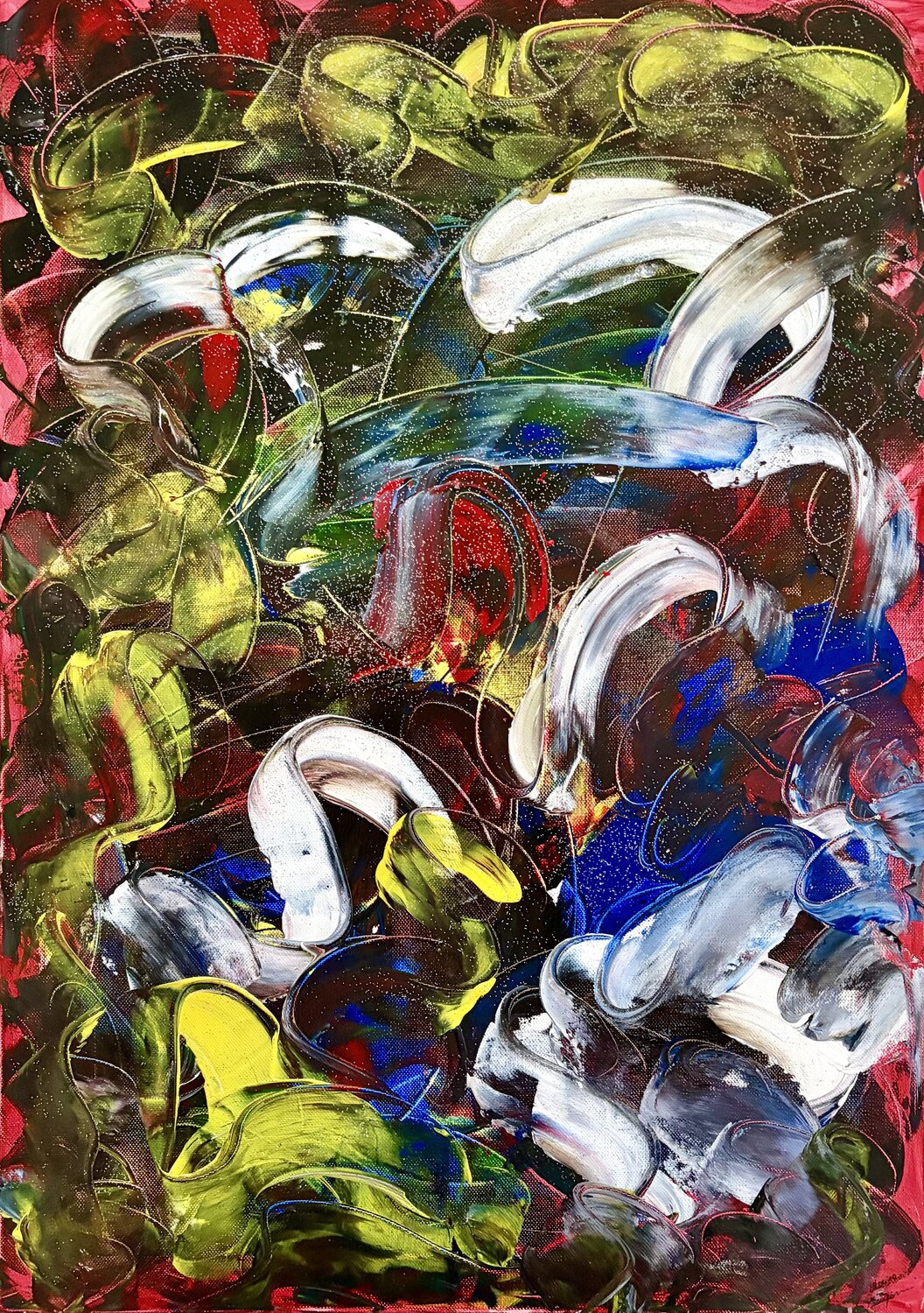 AMORE E ODIO Marisa Comparin Original painting for sale