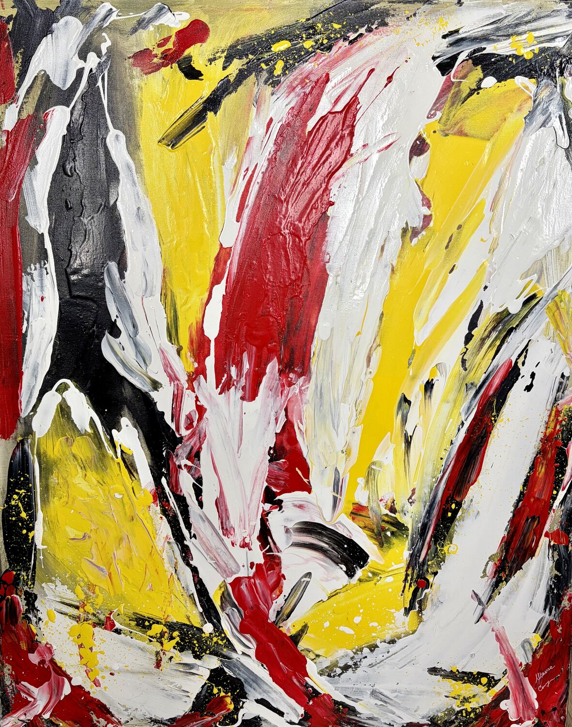 VIBRAZIONI Marisa Comparin Original painting for sale