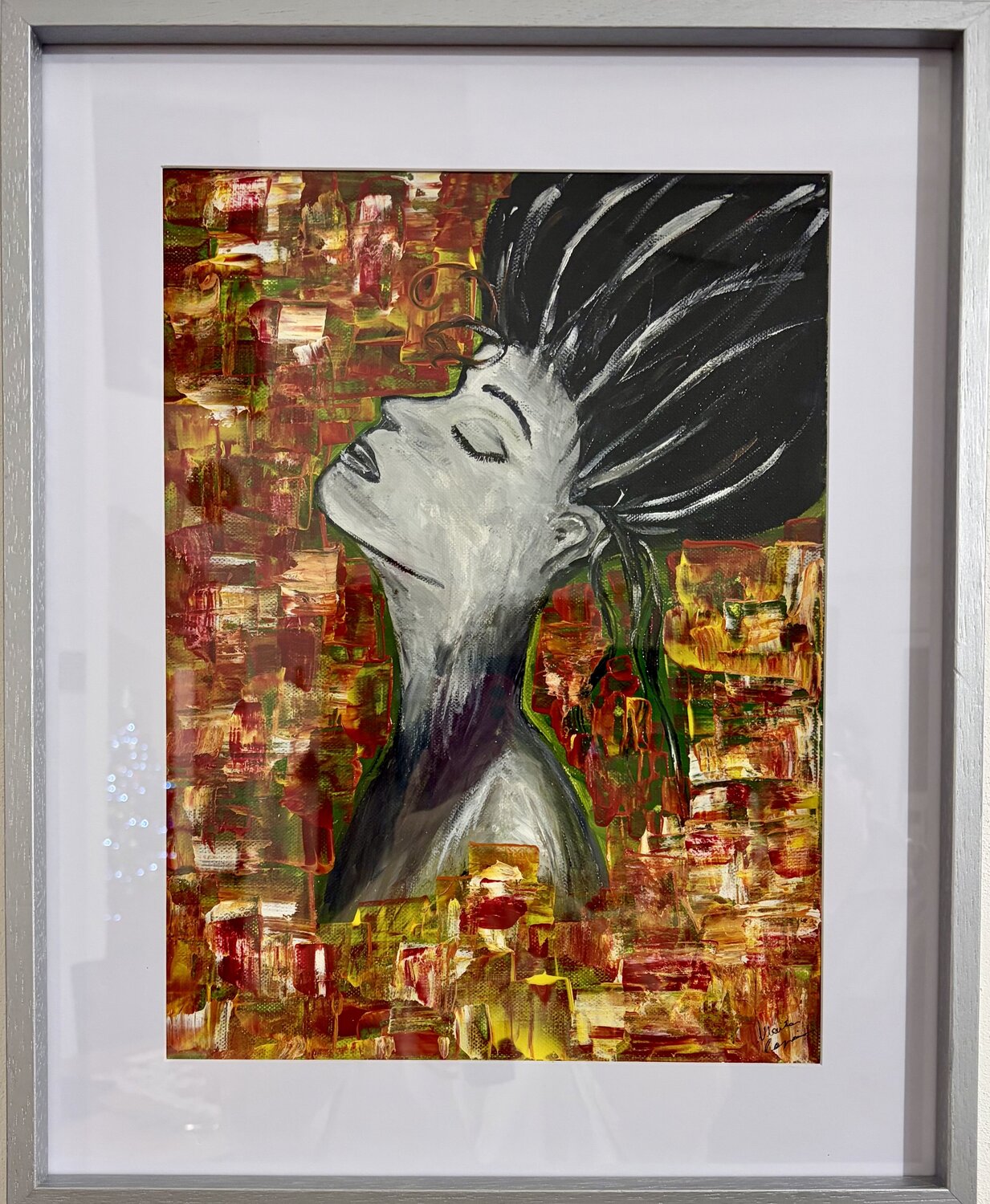 LA SOGNATRICE Marisa Comparin Original painting for sale